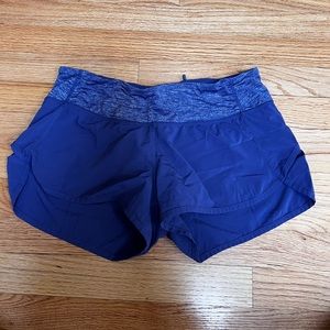 Lululemon Athletica Speed Up Shorts Size 6 (indigo)
